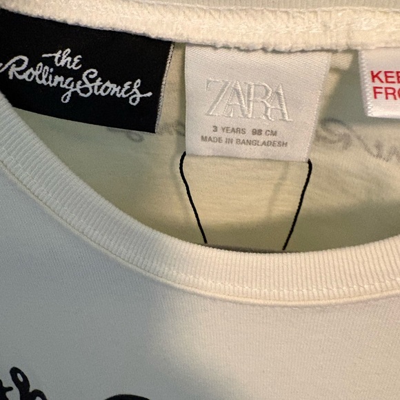 ZARA ROLLING STONES PRINTED T-SHIRT - Picture 7 of 10